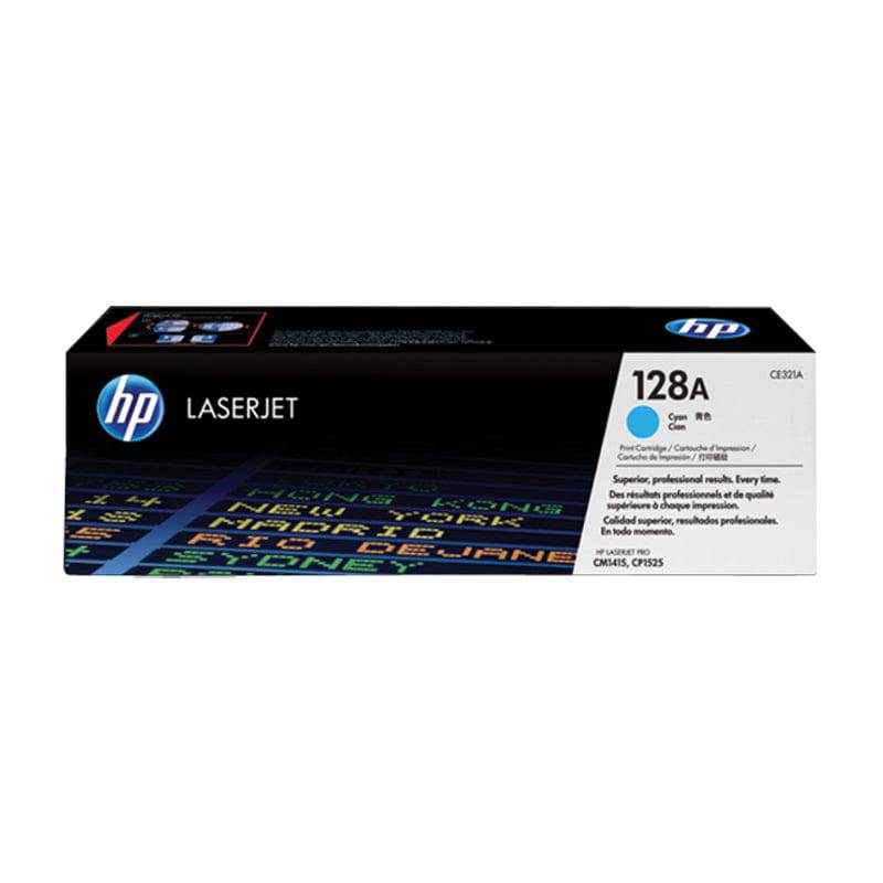 HP 128A Cyan Color - (CE321A)