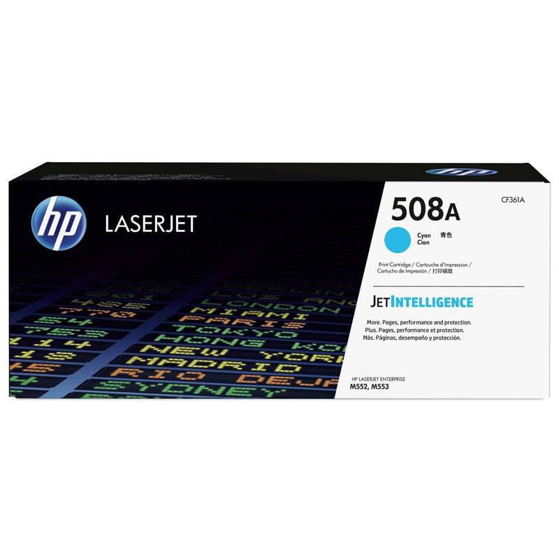 HP 508A Cyan Color Toner Cartridge - (CF361A)