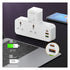 Ldnio SC2311 6 in 1 Power socket – 2 Way / USB-C / Night lamp / White