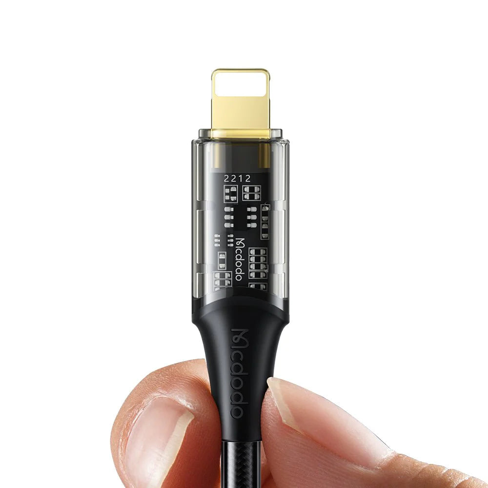 Mcdodo CA159 1.2M 36W PD to Lightning Transparent Cable