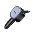 UGREEN 75W Fast Car Charger with Retractable USB-C Cable - Space Grey