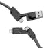 4-in-1 USB Data Cable: 100W USB Type-C Fast Charging for iPhone 14, 13 Pro Max, Samsung, Xiaomi – Charger Cable for Android Phones