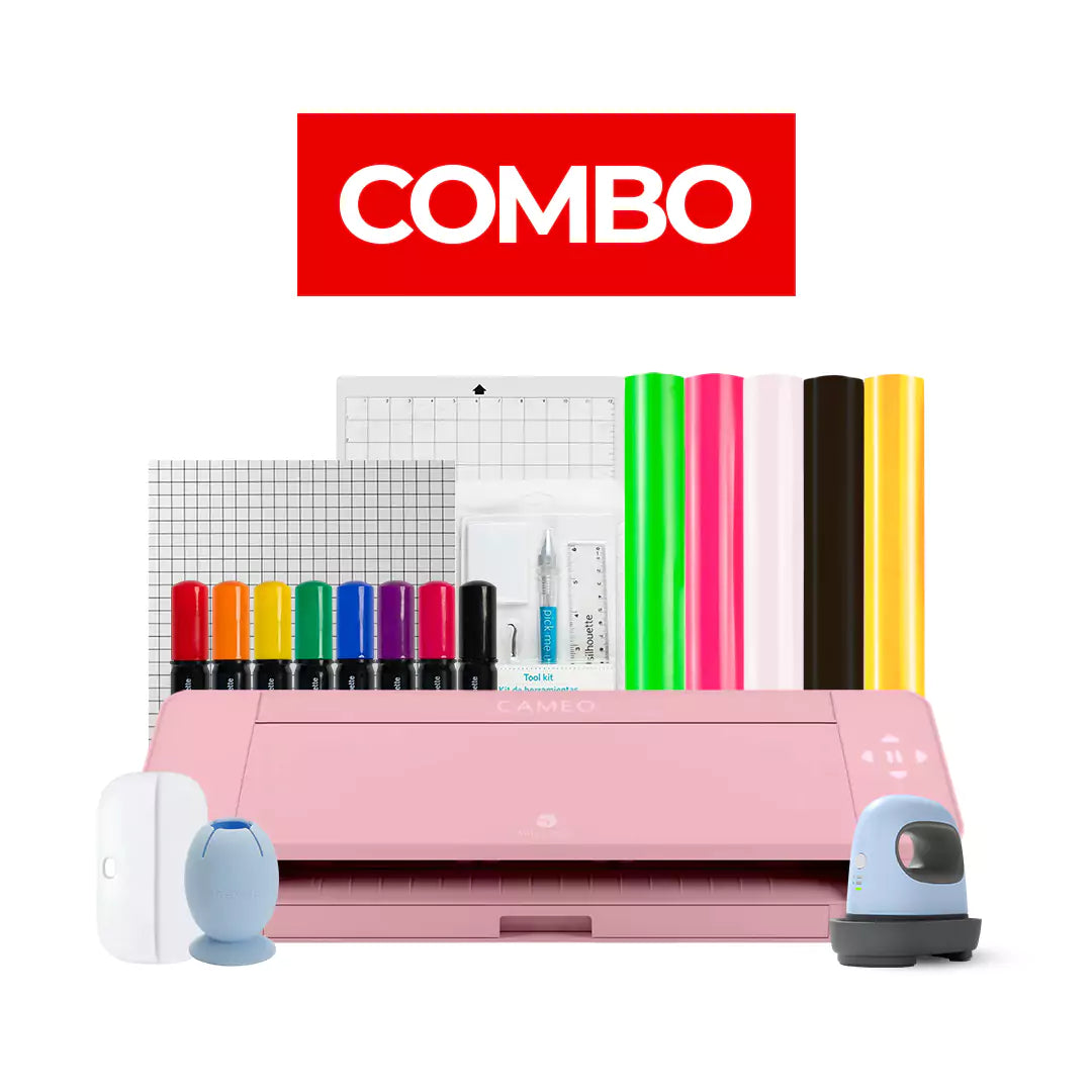 Cameo 4 12 Inch Complete Cutting Solution Combo - Pink