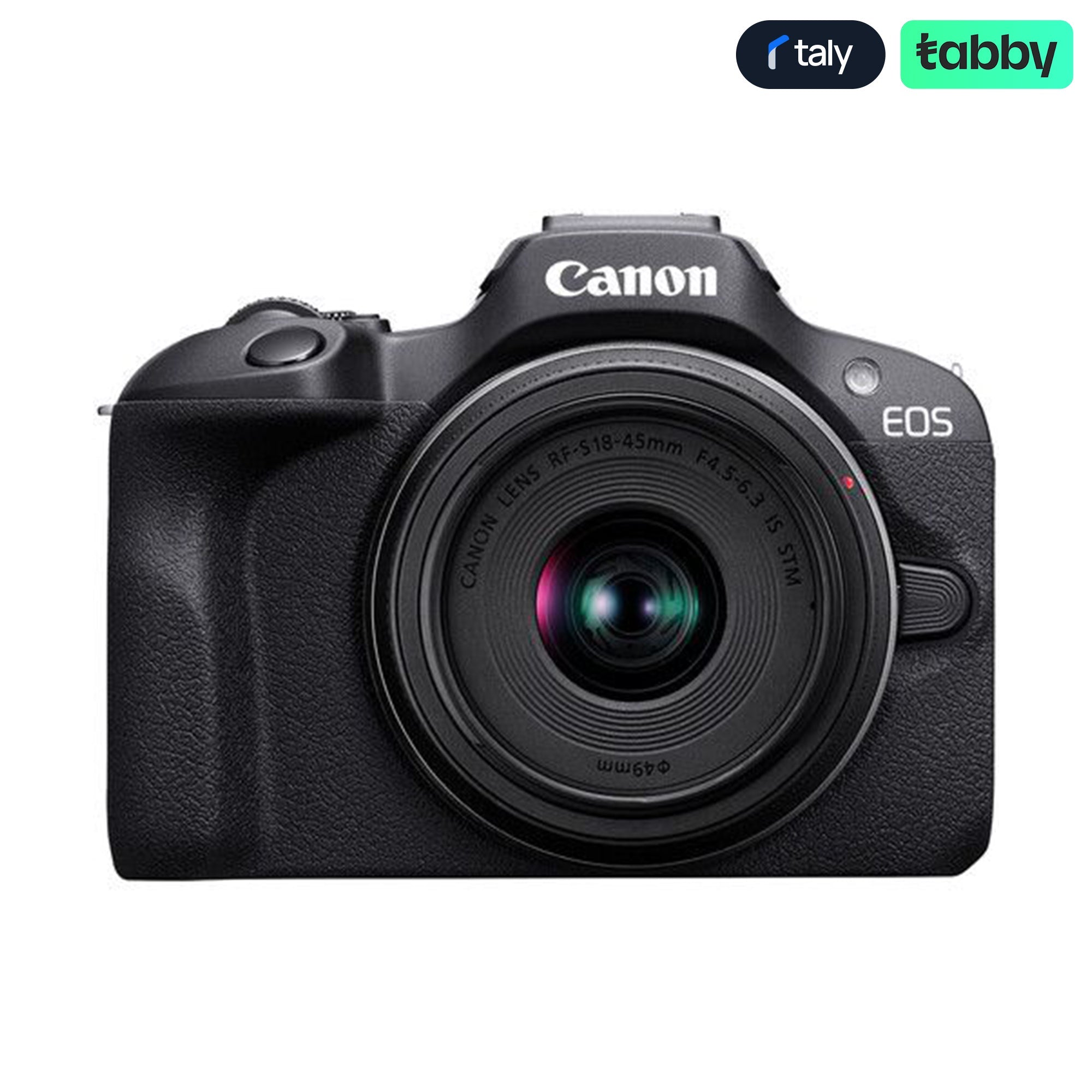 Canon EOS R100 Mirrorless Camera with RF-S 18-45mm f/4.5-6.3 IS STM Lens - 24.2MP APS-C Kit | IT Care Kuwait