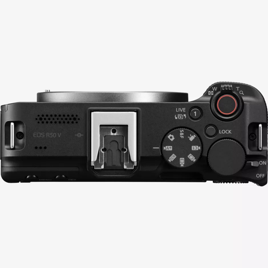 Canon EOS R50 V Mirrorless Creator Camera Kit with RF - S 14 - 30mm F4 - 6.3 IS STM PZ LensIT CareCamera