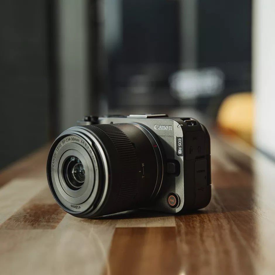 Canon EOS R50 V Mirrorless Creator Camera Kit with RF - S 14 - 30mm F4 - 6.3 IS STM PZ LensIT CareCamera