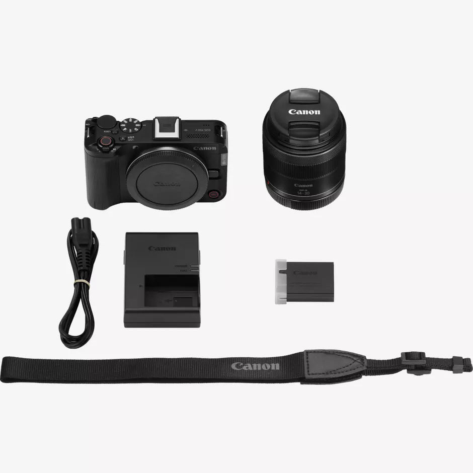 Canon EOS R50 V Mirrorless Creator Camera Kit with RF - S 14 - 30mm F4 - 6.3 IS STM PZ LensIT CareCamera