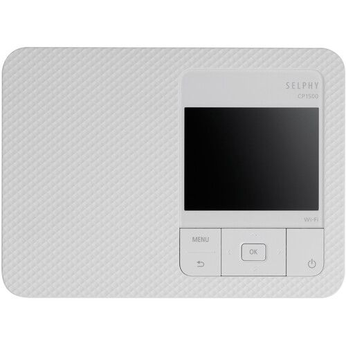 Canon SELPHY CP1500 Compact Photo Printer (White) - Wireless Portable Dye-Sub Printer | IT Care Kuwait