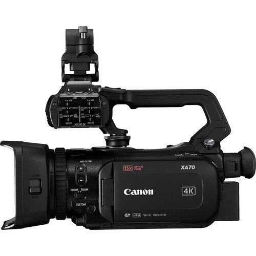 Canon XA70 UHD 4K Professional Camcorder - 1" Sensor with Dual Pixel Autofocus & 15x Zoom | IT Care Kuwait