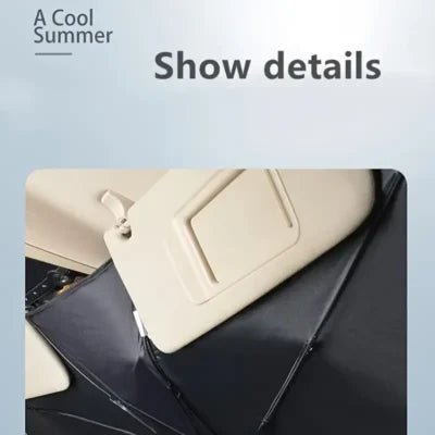 Car Sunshade Umbrella – 143cm x 84cm/ Foldable Windshield ShadeIT CareCar Sunshades