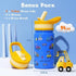 Buzio Kids Water Bottle with Straw Lid 500ml - Cars | IT Care Kuwait