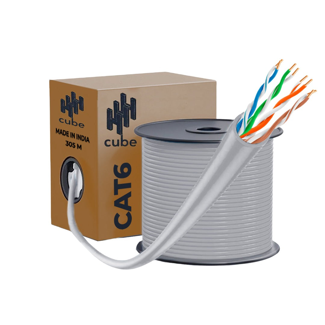 Hcube CAT6 Network Cable – CAT6/ Pure Copper/ 305m