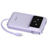 UGREEN Uno PB511 10000mAh 30W Fast Charging Power Bank with Built-In USB-C Cable - Purple