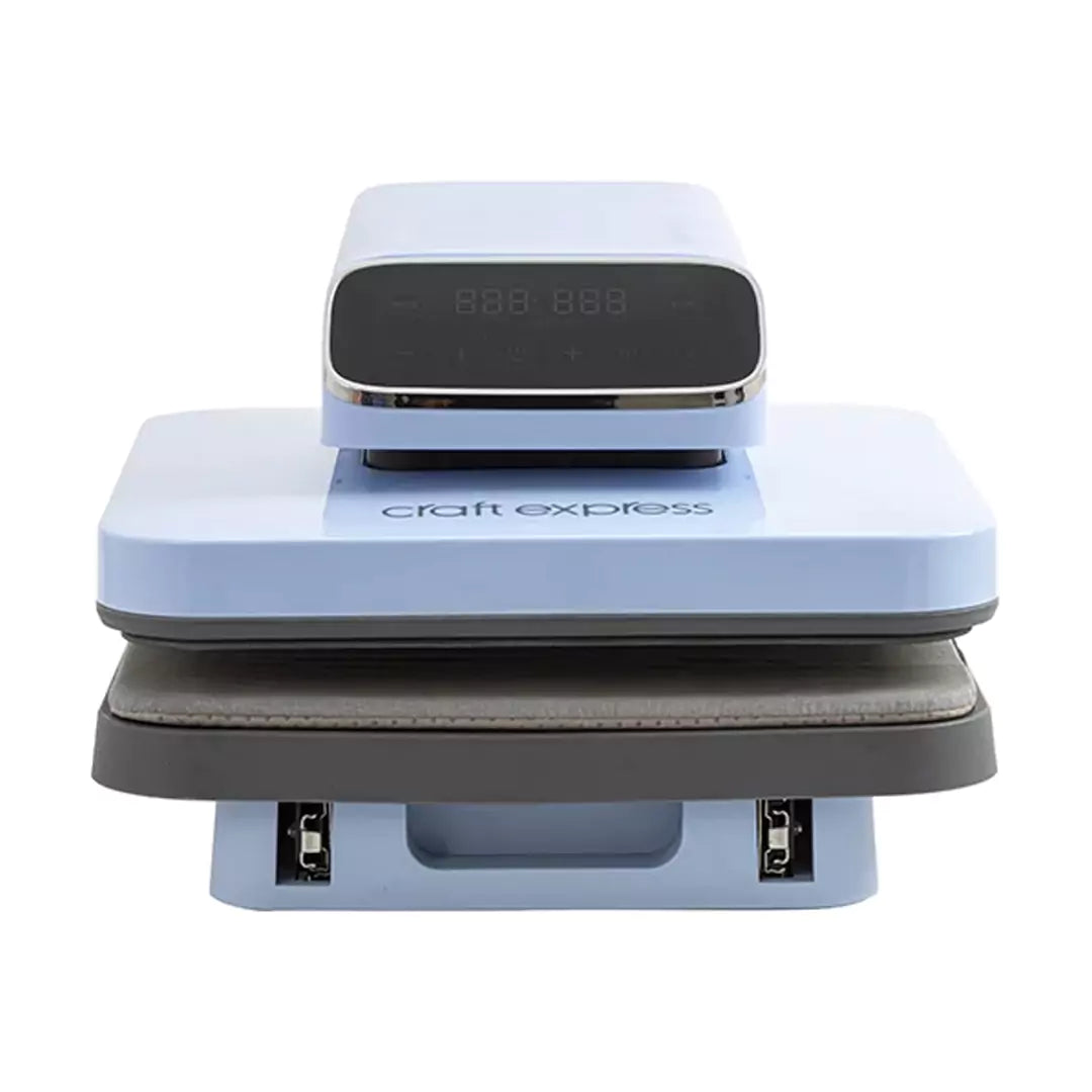 Craft Express Auto Flat Drawer Heat Press – 38x38cm / Light Blue