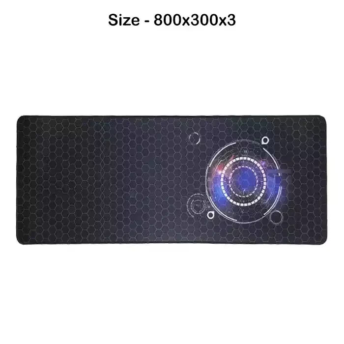 Abstract Circle Gaming Mouse Pad 800x300x3mm