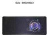 Abstract Circle Gaming Mouse Pad 900x400x3mm | IT Care Kuwait