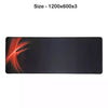 Black and Red Extended Gaming Mouse Pad – 1200×600×3mm
