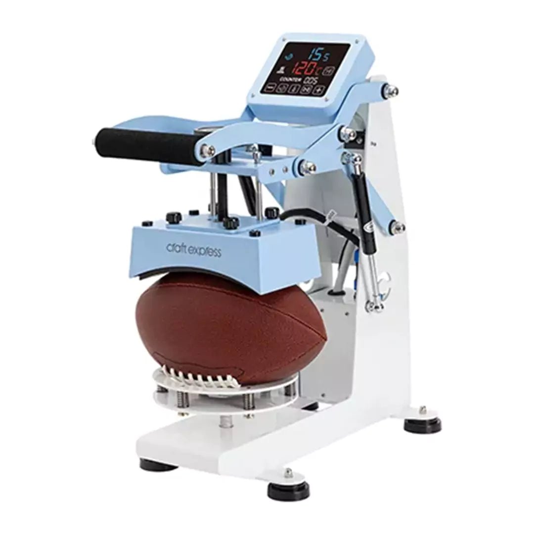 Craft Express Sports Ball Heat Press – Custom Printing for Footballs, Basketballs, and Rugby BallsIT CareBall Heat Press