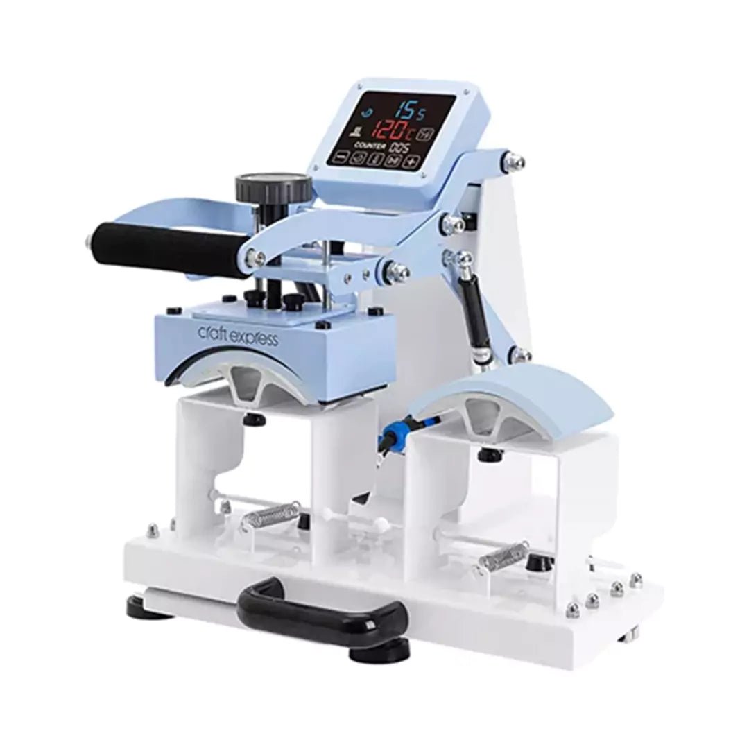 Craft Express Two Station Cap Press – Dual - Station Heat Press for Caps and AccessoriesIT CareCap Heat Press