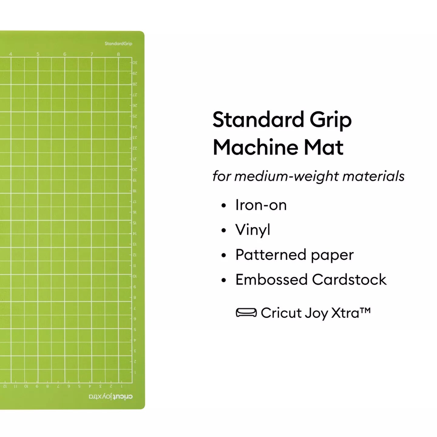 Cricut Joy Xtra Standard Grip Machine Mat - 21.6 cm × 30.5 cmIT CareCutting Mat