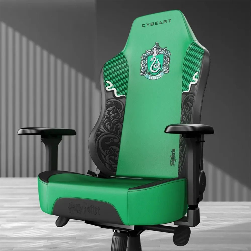 Cybeart Apex Slytherin Gaming Chair Supreme PU Leather Adjustable Lumbar Support | IT Care Kuwait