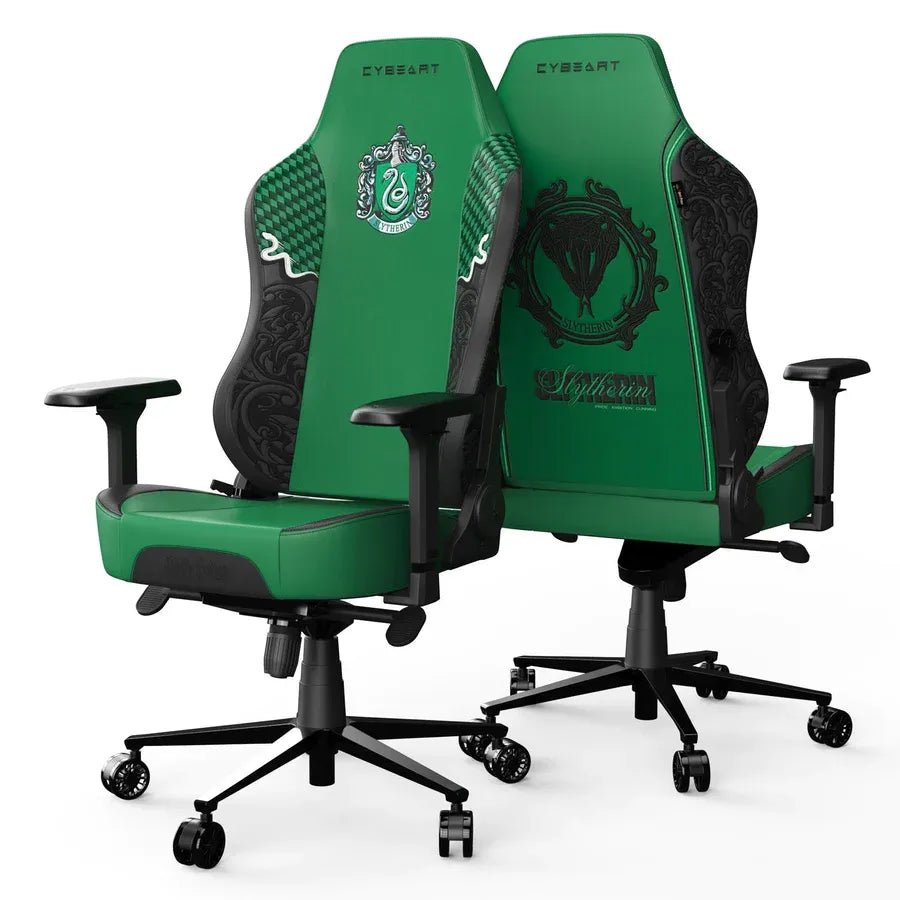 Cybeart Apex Slytherin Gaming Chair Supreme PU Leather Adjustable Lumbar Support | IT Care Kuwait