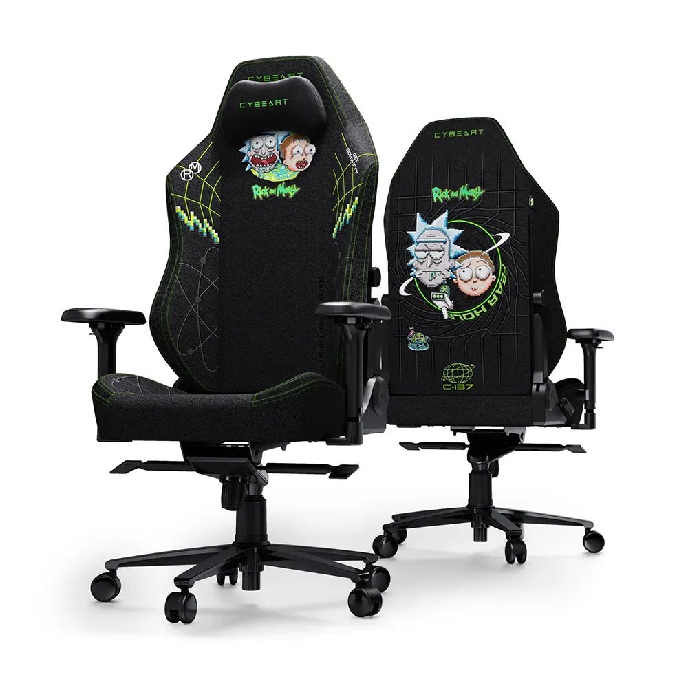 Cybeart Rick and Morty Edition Ergonomic Gaming Chair 4D Armrests Recline | IT Care Kuwait