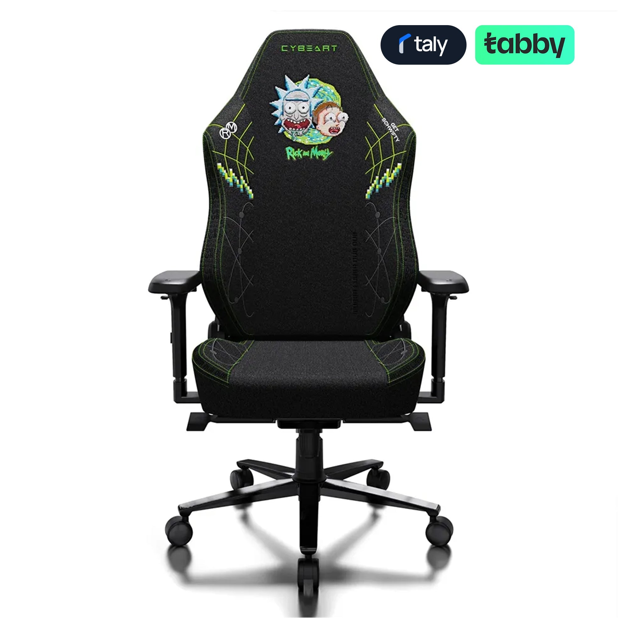 Cybeart Rick and Morty Edition Ergonomic Gaming Chair 4D Armrests Recline | IT Care Kuwait