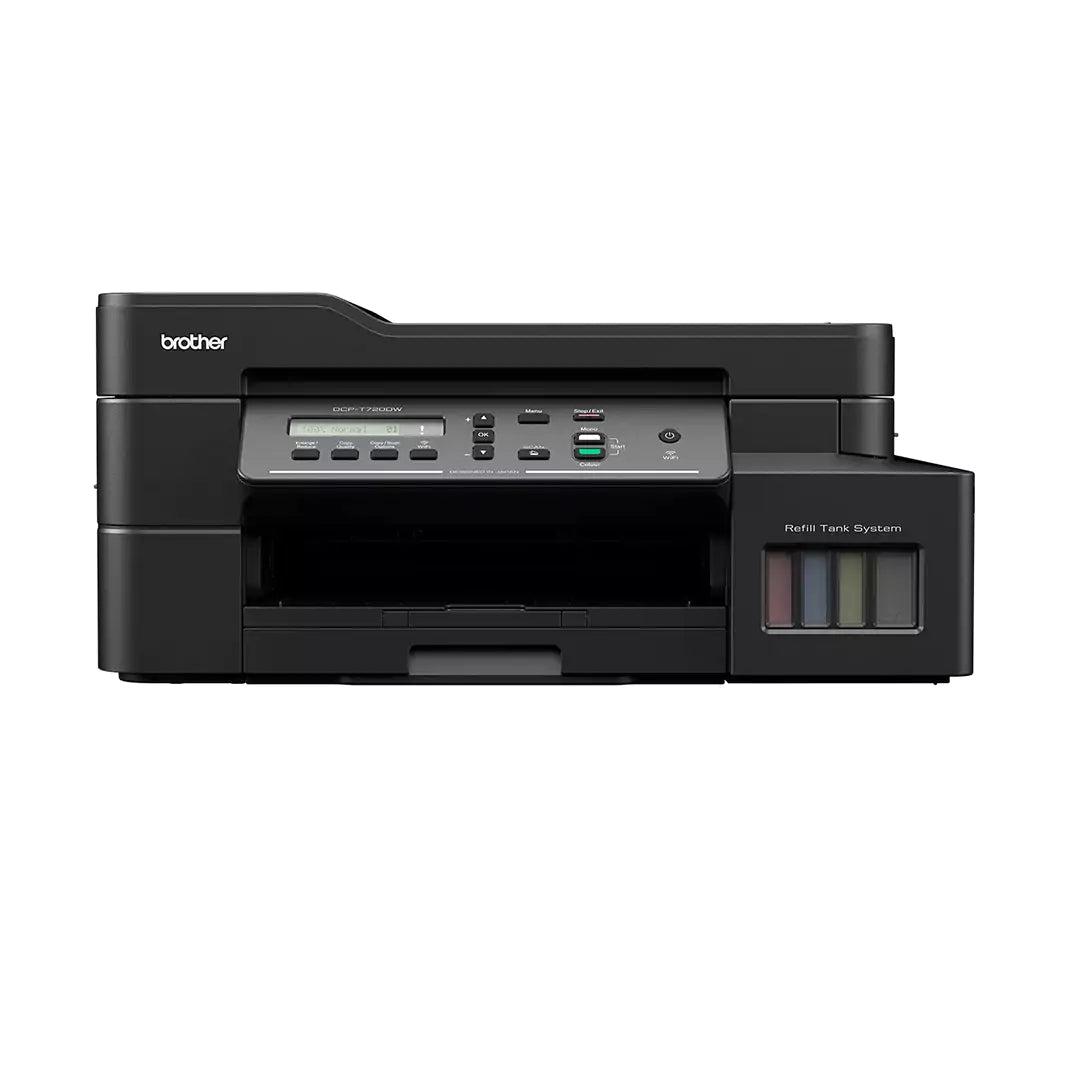 Brother Ink Tank DCP-T720DW AIO - 17ipm / 6000dpi / A4 / USB / Wi-Fi Direct / Color Inkjet - Printer