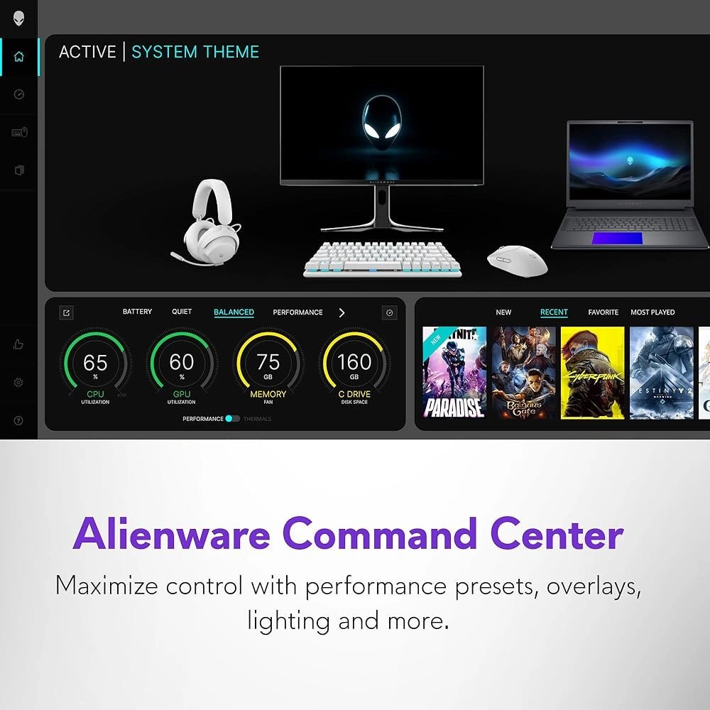 Dell Alienware 18 Area - 51 AA18250 - 18" WQXGA / RTX 5070 Ti 12GB GDDR7 / Ultra 9 275HX / 32GB / 2TB (NVMe M.2 SSD)IT CareLaptops
