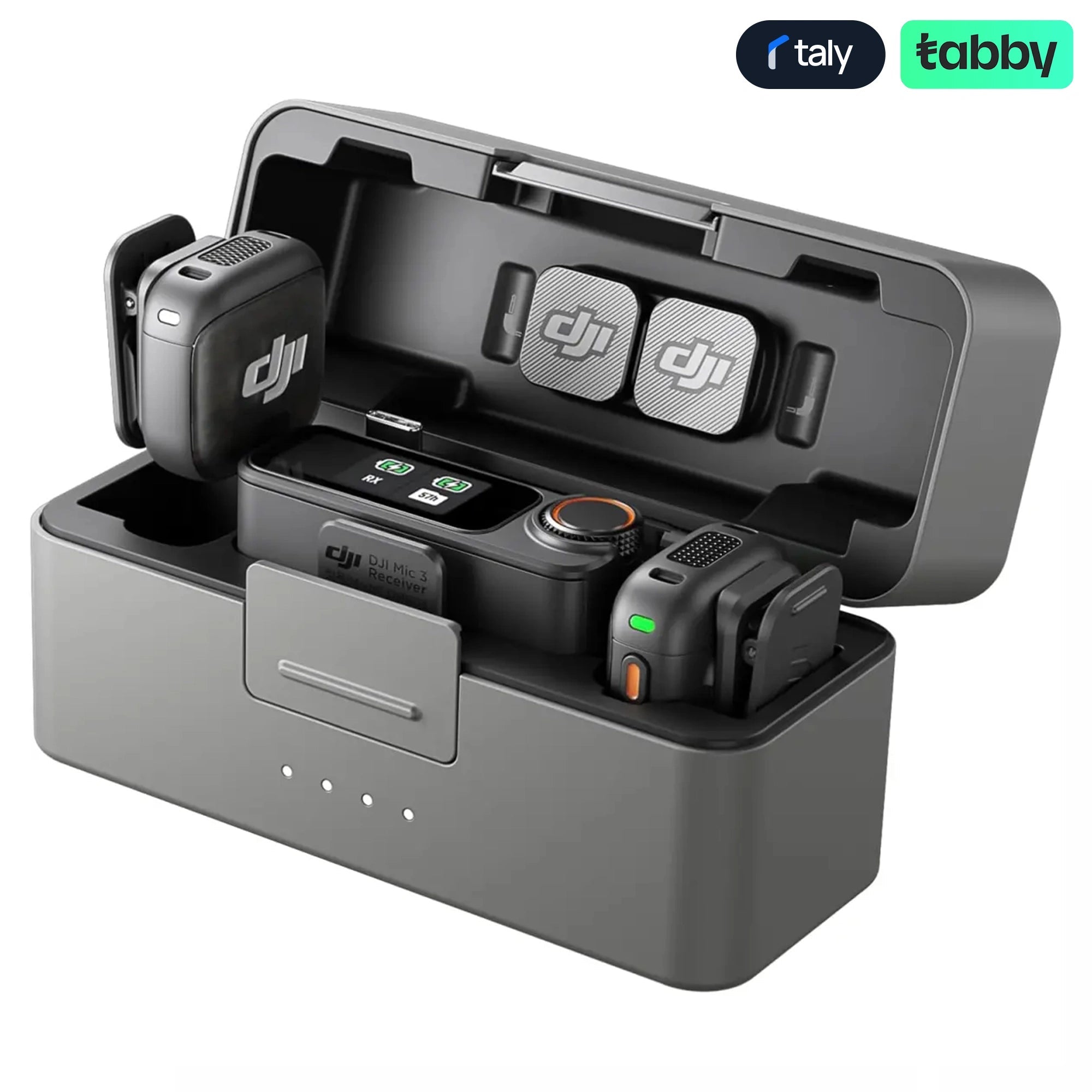 DJI Mic 3 (2 TX + 1 RX + Charging Case) Wireless Microphone System | IT Care Kuwait