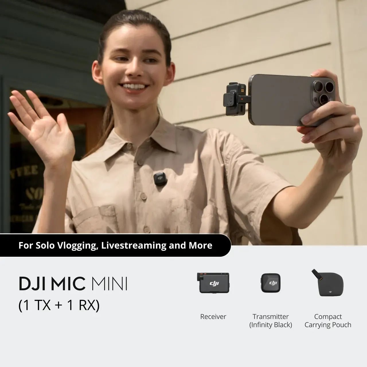 DJI Mic Mini (1 TX + 1 RX)IT CareMicrophones