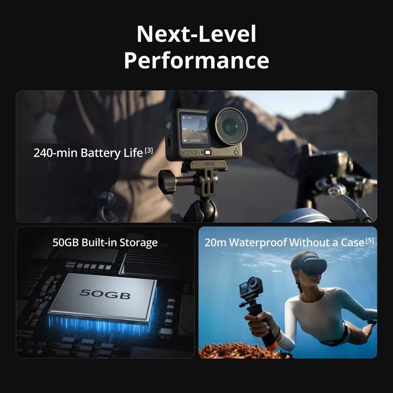 DJI OSMO ACTION 6 ADVENTURE COMBOIT CareCamera