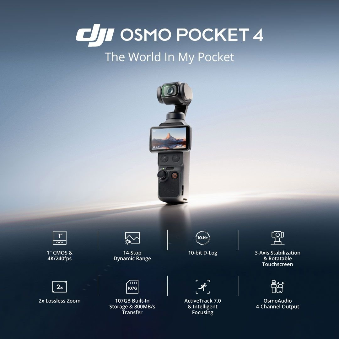 DJI OSMO POCKET 4 STANDARD COMBOIT CareCamera