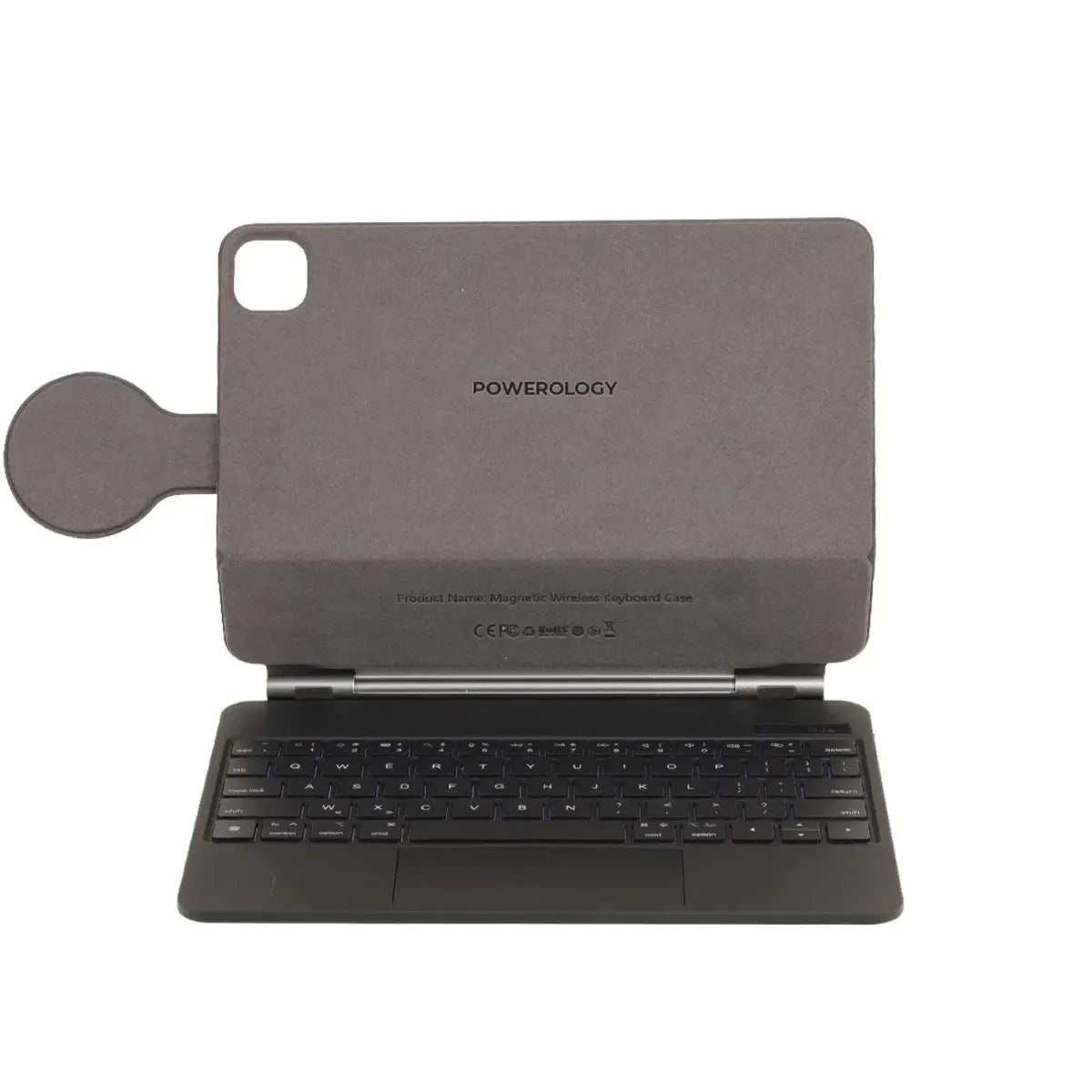 Powerology Dynaboard Wireless Keyboard Case for iPad 10th Gen with MagSafe Phone Holder | IT Care Kuwait – Image 2