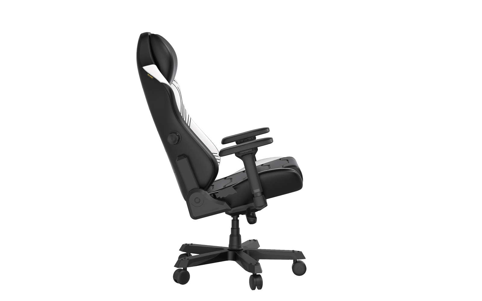 DXRacer Master XL Gaming Chair – Ergonomic 4D Lumbar Support, Memory Foam Headrest (Black/White)IT CareGaming Chair