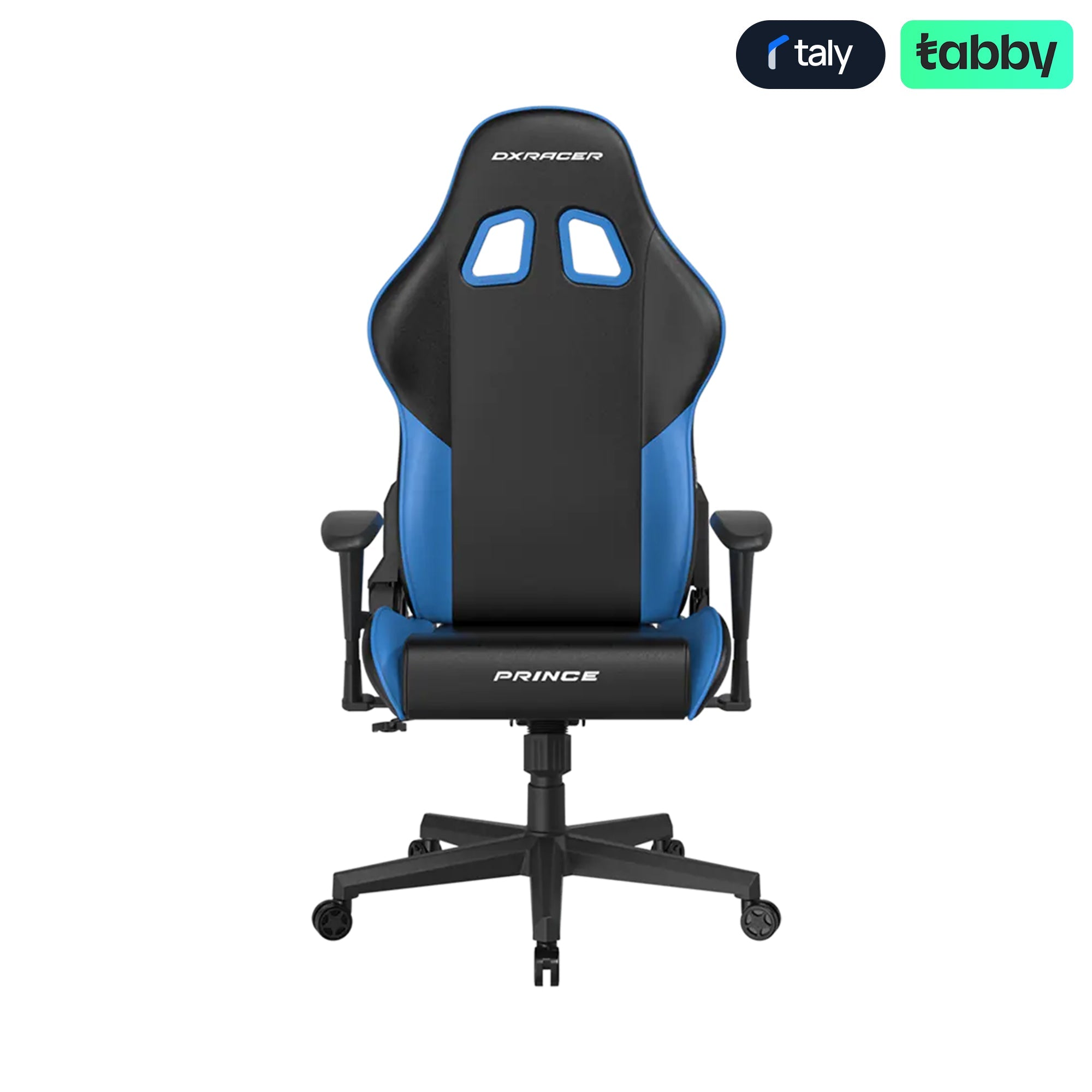 DXRacer Prince Series Gaming Chair Large – Black/Blue | IT Care Kuwait