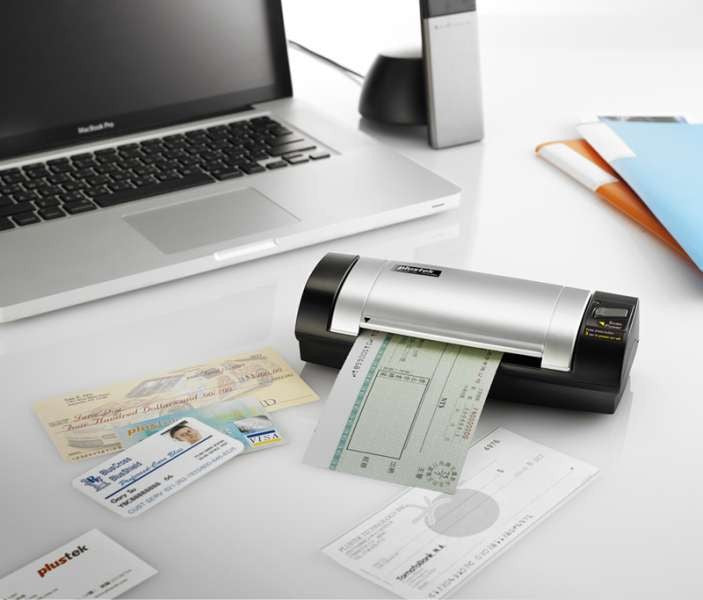 Plustek MobileOffice D600 Plus A6 Duplex Color Document & Card Scanner | IT Care Kuwait