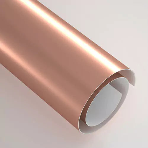 Craft Express Self-Adhesive Vinyl - 30.5 x 30.5 cm / 20 Sheets / Glossy Rose Gold