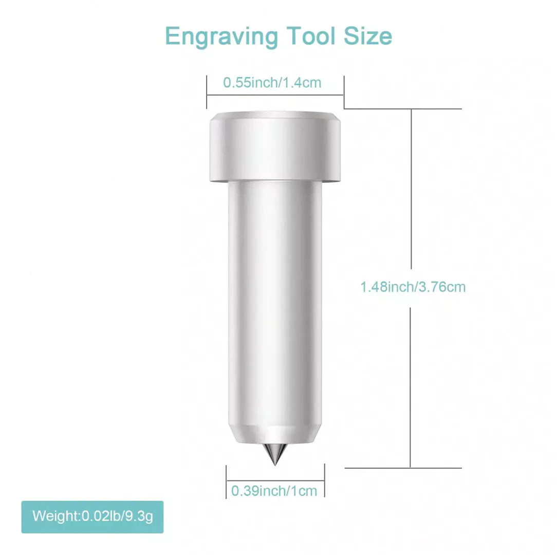 Premium Carbide Engraving Tool for Joy/Joy Xtra Cutting Machines – Perfect for Soft Metals / Leather / Acrylic & Plastic