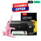 Epson EcoTank L3250 A4 Combo with JoJo Photo Paper & Heart Badge Maker KitIT CareInk Tank Printers