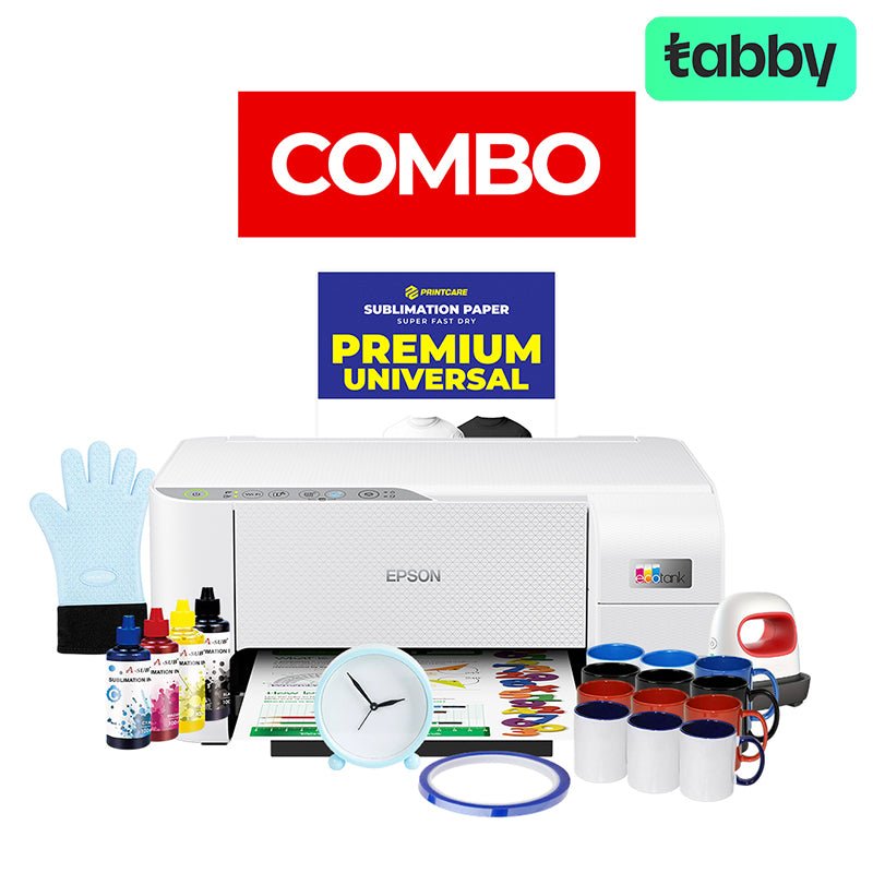 Epson EcoTank L3256 Sublimation Starter Craft BundleIT CareSublimation Printers