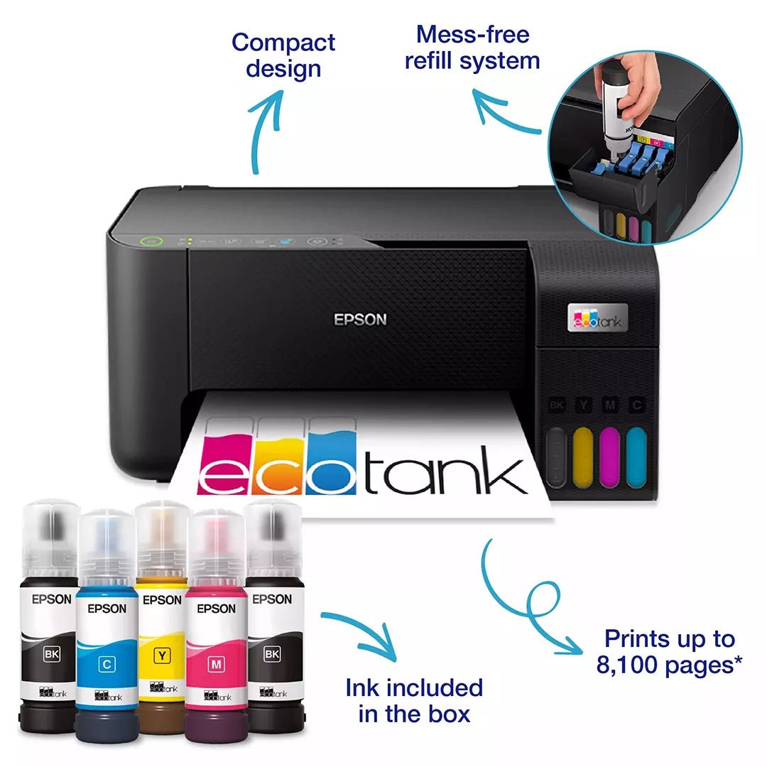 Epson EcoTank L3270 A4 Wi - Fi Multifunction Ink Tank PrinterIT CareInk Tank Printers