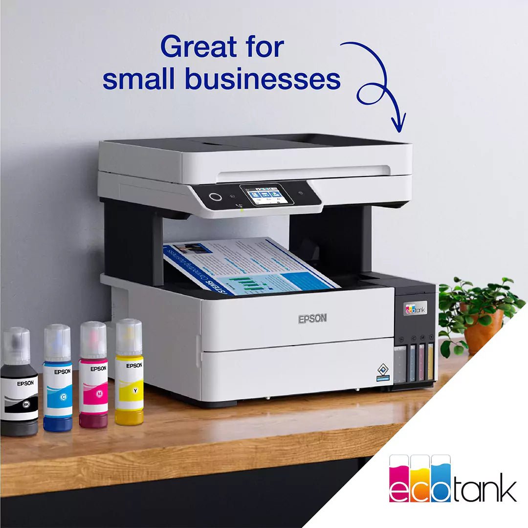 Epson L6490 EcoTank All - in - One Printer - 17ppm / 4800dpi / A4 / BlackIT CareInk Tank Printers