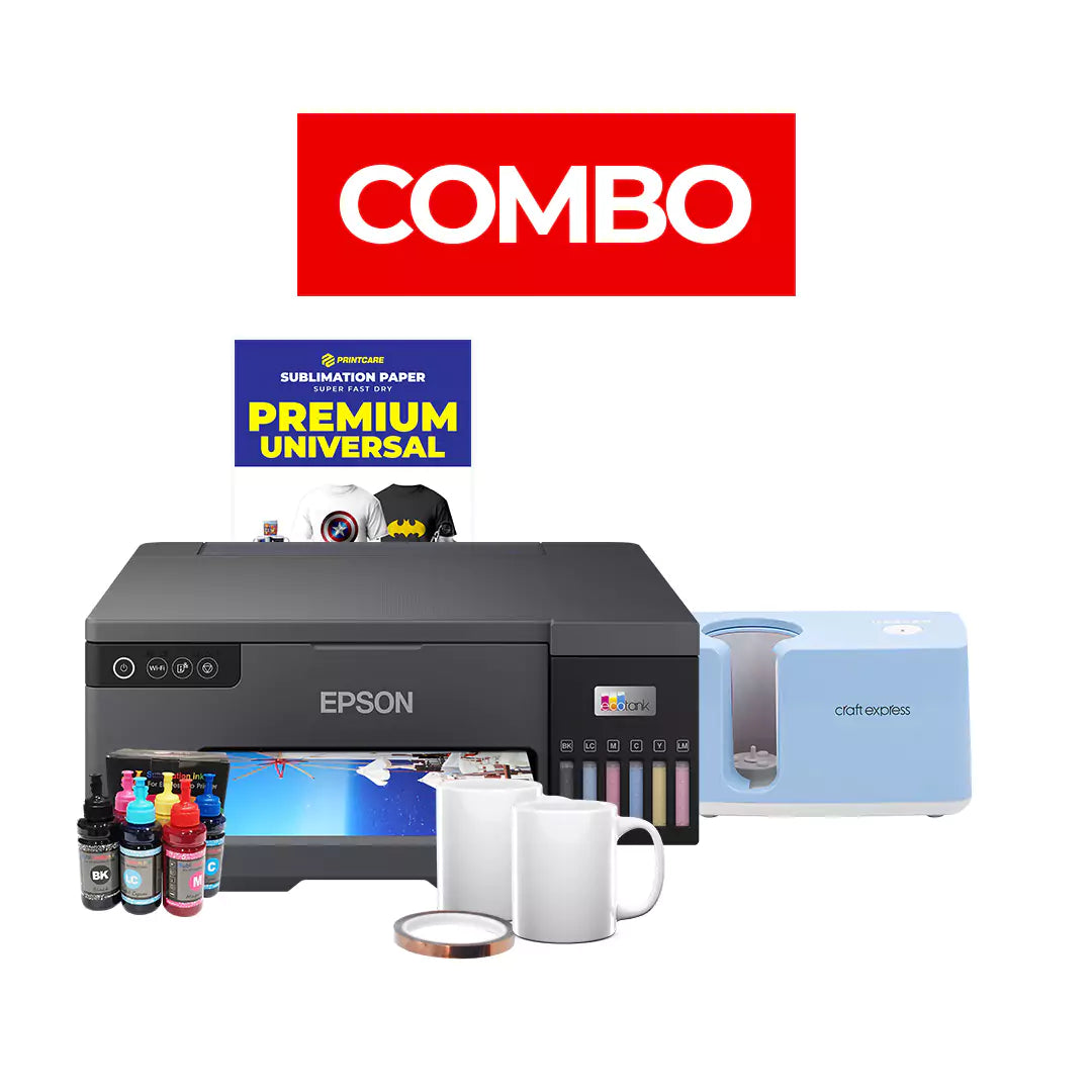 مجموعة Epson L8050 A4 Sublimation Pro Crafting Combo