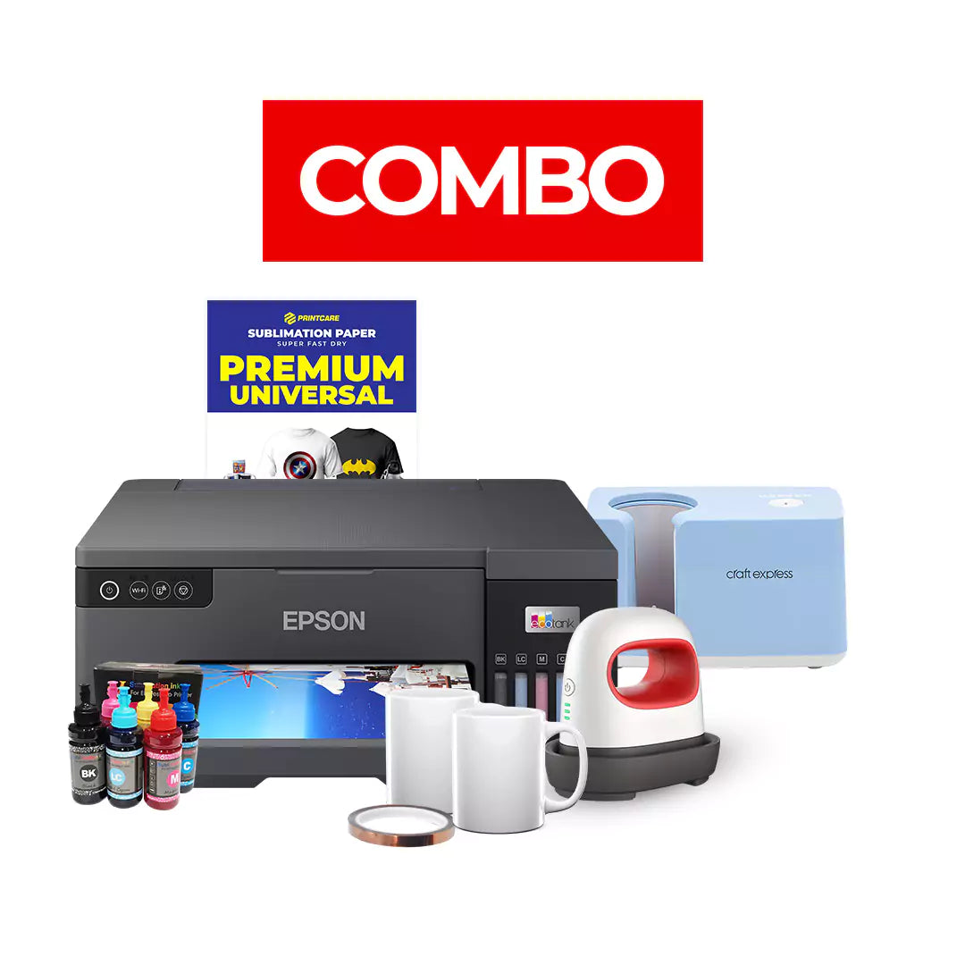 مجموعة Epson L8050 A4 Sublimation Pro Crafting Combo