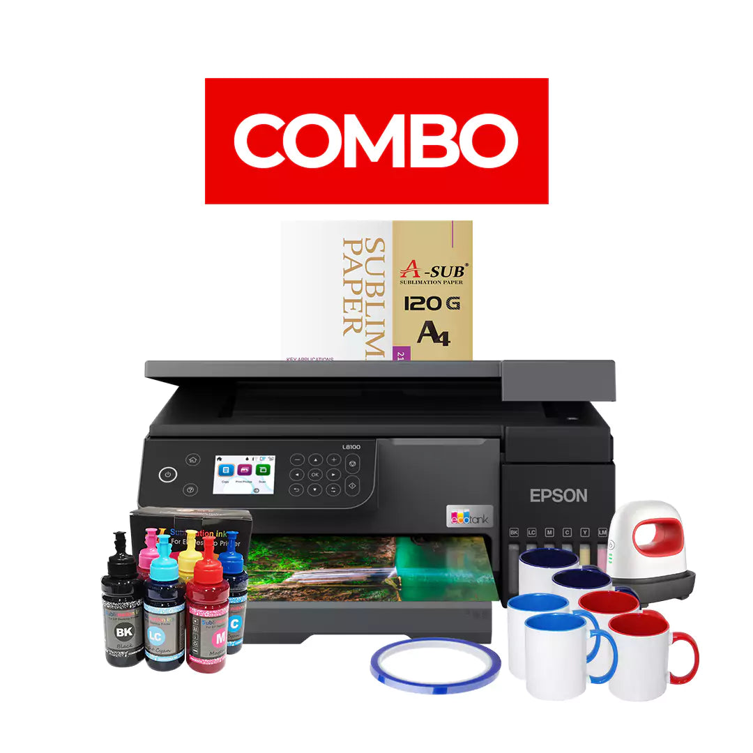 Epson L8100 A4 Sublimation Professional Combo
