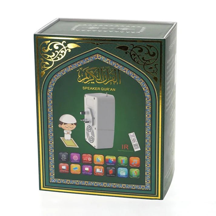 Equantu SQ - 669 Smart Wall Plug Quran Speaker with Remote – Wireless Quran Recitation & Audio SystemIT CareSpeaker