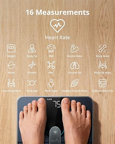 Eufy Smart Scale C1 Bluetooth Body Composition Digital Scale – BlackIT CareSmart Scale