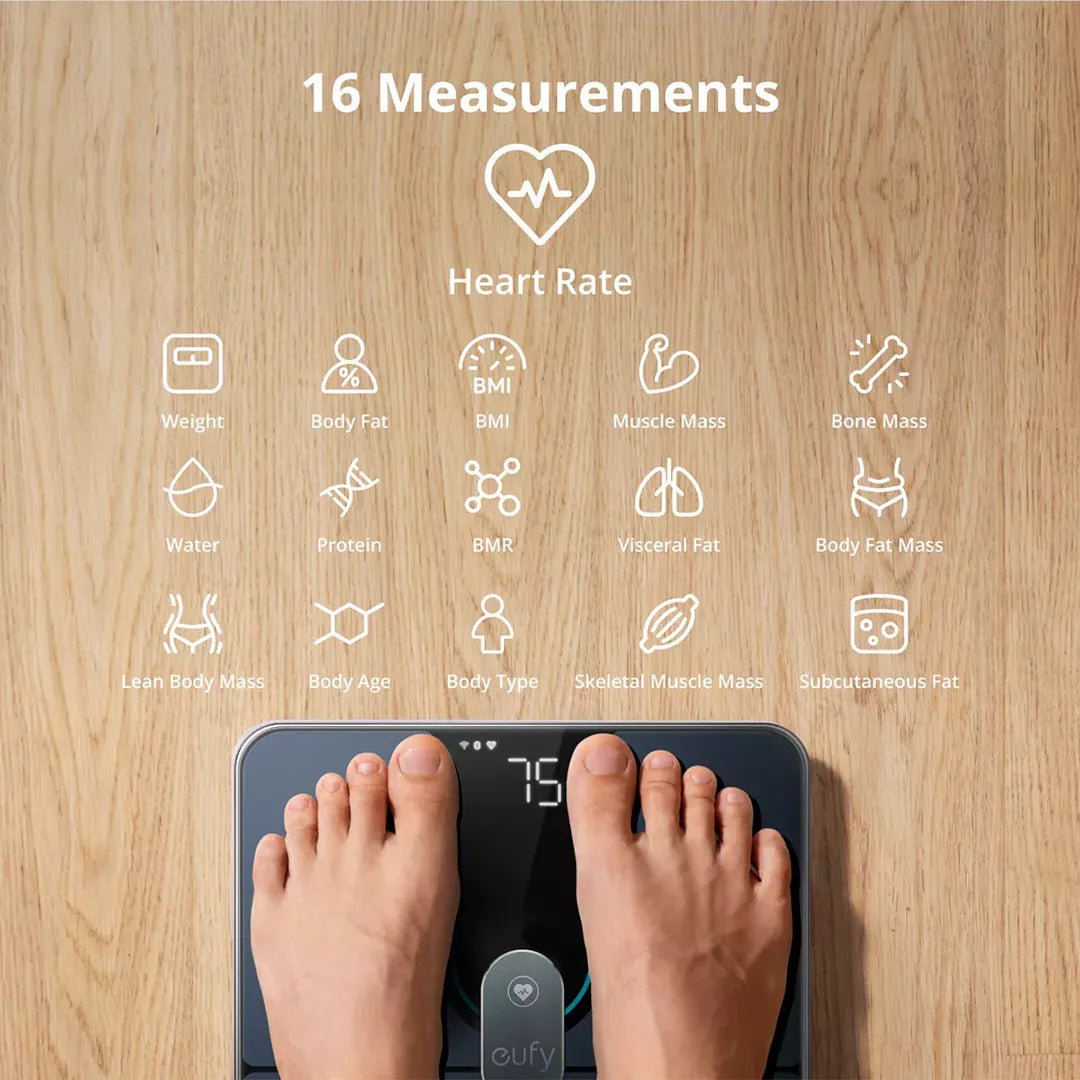 Eufy Smart Scale P2 Pro – Wi - Fi & Bluetooth Smart Body Composition Scale - WhiteIT CareSmart Scale